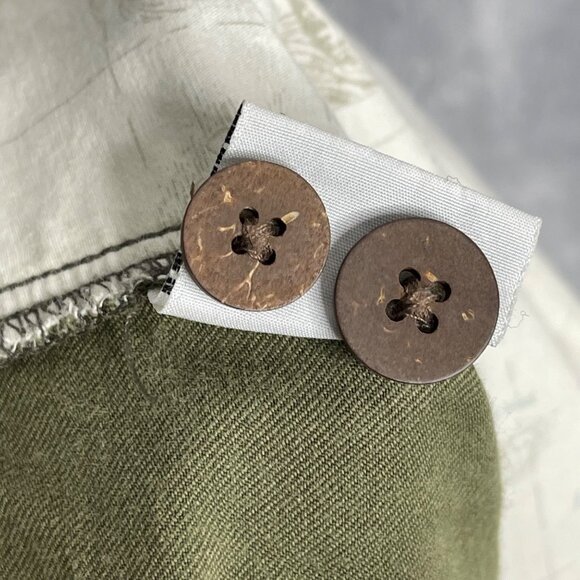 Tommy Bahama Cargo Shorts Green Mens 35 Silk‎ Cotton Preppy Coastal - Picture 5 of 9